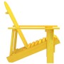 Silla de jardín Adirondack madera maciza de abeto amarilla en Sillas de jardín | Comprar online en Foru.es