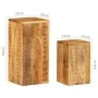 Soportes para plantas 2 unidades madera maciza de mango de vidaXL, Soportes para macetas - Ref: Foro24-320804, Precio: 155,07...