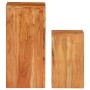 Soportes para plantas 2 unidades madera maciza de acacia de vidaXL, Soportes para macetas - Ref: Foro24-320805, Precio: 142,2...