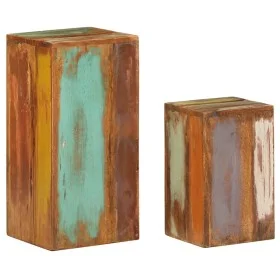 Soportes para plantas 2 unidades madera maciza reciclada de vidaXL, Soportes para macetas - Ref: Foro24-320806, Precio: 97,25...