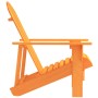 Silla de jardín Adirondack madera maciza de abeto naranja en Sillas de jardín | Comprar online en Foru.es