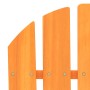 Silla de jardín Adirondack madera maciza de abeto naranja en Sillas de jardín | Comprar online en Foru.es