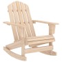 Silla mecedora de jardín Adirondack madera maciza de abeto en Sillas de jardín | Comprar online en Foru.es