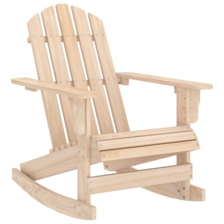 Silla mecedora de jardín Adirondack madera maciza de abeto en Sillas de jardín | Comprar online en Foru.es