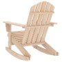 Silla mecedora de jardín Adirondack madera maciza de abeto en Sillas de jardín | Comprar online en Foru.es
