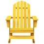 Silla mecedora jardín Adirondack madera maciza abeto amarillo en Sillas de jardín | Comprar online en Foru.es