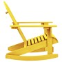 Silla mecedora jardín Adirondack madera maciza abeto amarillo en Sillas de jardín | Comprar online en Foru.es