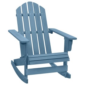 Silla mecedora de jardín Adirondack madera maciza de abeto azul en Sillas de jardín | Comprar online en Foru.es