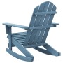 Silla mecedora de jardín Adirondack madera maciza de abeto azul en Sillas de jardín | Comprar online en Foru.es