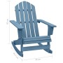 Silla mecedora de jardín Adirondack madera maciza de abeto azul en Sillas de jardín | Comprar online en Foru.es