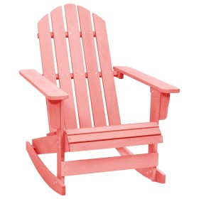 Silla mecedora de jardín Adirondack madera maciza de abeto rosa en Sillas de jardín | Comprar online en Foru.es