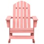 Silla mecedora de jardín Adirondack madera maciza de abeto rosa en Sillas de jardín | Comprar online en Foru.es
