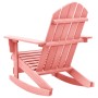 Silla mecedora de jardín Adirondack madera maciza de abeto rosa en Sillas de jardín | Comprar online en Foru.es