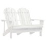Silla Adirondack de jardín 2 plazas madera de abeto blanco en Sillas de jardín | Comprar online en Foru.es