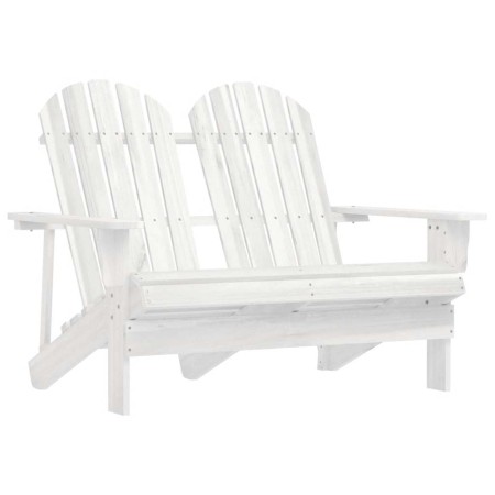 Silla Adirondack de jardín 2 plazas madera de abeto blanco en Sillas de jardín | Comprar online en Foru.es