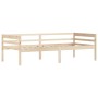 Estructura de cama de madera maciza de pino 90x200 cm de vidaXL, Camas y somieres - Ref: Foro24-322051, Precio: 115,62 €, Des...