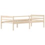 Estructura de cama de madera maciza de pino 90x200 cm de vidaXL, Camas y somieres - Ref: Foro24-322051, Precio: 115,62 €, Des...
