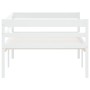 Estructura de cama de madera maciza de pino blanca 90x200 cm de vidaXL, Camas y somieres - Ref: Foro24-322052, Precio: 122,96...