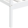 Estructura de cama de madera maciza de pino blanca 90x200 cm de vidaXL, Camas y somieres - Ref: Foro24-322052, Precio: 122,96...