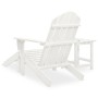 Silla con otomana y mesa jardín Adirondack macizo abeto blanco en Conjuntos de jardín | Comprar online en Foru.es