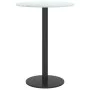 Tablero de mesa diseño mármol vidrio templado blanco Ø30x0,8 cm de vidaXL, Tableros para mesas - Ref: Foro24-322245, Precio: ...
