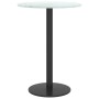 Tablero de mesa diseño mármol vidrio templado blanco Ø30x0,8 cm de vidaXL, Tableros para mesas - Ref: Foro24-322245, Precio: ...
