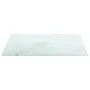 Marble design table top white tempered glass 30x30 cm 6 mm by vidaXL, Table tops - Ref: Foro24-322252, Price: 18,69 €, Discou...