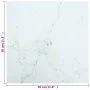 Marble design table top white tempered glass 30x30 cm 6 mm by vidaXL, Table tops - Ref: Foro24-322252, Price: 18,69 €, Discou...
