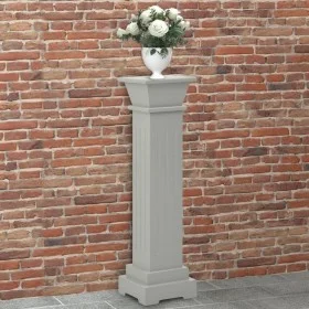 Classic gray square pillar plant support 17x17x66 cm MDF by vidaXL, Pot stands - Ref: Foro24-323969, Price: 59,73 €, Discount: %