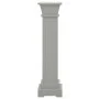 Soporte plantas pilar cuadrado clásico gris 17x17x66 cm MDF de vidaXL, Soportes para macetas - Ref: Foro24-323969, Precio: 59...