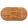 Mesa de jardín madera maciza de eucalipto 200x100x75 cm en Mesas de jardín | Comprar online en Foru.es