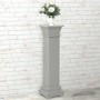 Soporte plantas pilar cuadrado clásico gris 17x17x66 cm MDF de vidaXL, Soportes para macetas - Ref: Foro24-323969, Precio: 63...
