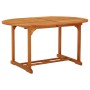 Mesa de jardín madera maciza de eucalipto 200x100x75 cm en Mesas de jardín | Comprar online en Foru.es