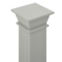 Soporte plantas pilar cuadrado clásico gris 17x17x66 cm MDF de vidaXL, Soportes para macetas - Ref: Foro24-323969, Precio: 63...