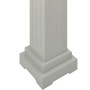 Soporte plantas pilar cuadrado clásico gris 17x17x66 cm MDF de vidaXL, Soportes para macetas - Ref: Foro24-323969, Precio: 63...