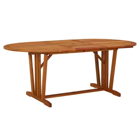 Mesa de jardín madera maciza de eucalipto 200x100x75 cm en Mesas de jardín | Comprar online en Foru.es