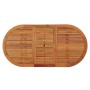 Mesa de jardín madera maciza de eucalipto 200x100x75 cm en Mesas de jardín | Comprar online en Foru.es