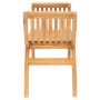 Banco de jardín madera maciza de teca 126 cm en Bancos de jardín | Comprar online en Foru.es
