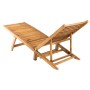 Tumbona de madera maciza de teca en Tumbonas | Comprar online en Foru.es