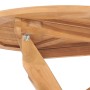 Mesa de comedor de jardín madera maciza de teca Ø90x75 cm en Mesas de jardín | Comprar online en Foru.es