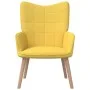 Senfgelber Entspannungssessel aus Stoff von vidaXL, Sessel - Ref: Foro24-327926, Preis: 112,26 €, Rabatt: %