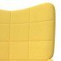 Sillón de relax de tela amarillo mostaza de vidaXL, Sillones - Ref: Foro24-327926, Precio: 113,76 €, Descuento: %