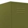 Armario taquilla de acero verde oliva 35x46x180 cm de vidaXL, Taquillas y armarios de almacenamiento - Ref: Foro24-336252, Pr...