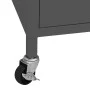 Armario de almacenamiento acero gris antracita 60x35x56 cm de vidaXL, Taquillas y armarios de almacenamiento - Ref: Foro24-33...