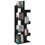 Armario de libros madera contrachapada negro 48x25,5x140 cm de vidaXL, Librerías y estanterías - Ref: Foro24-808910, Precio: ...