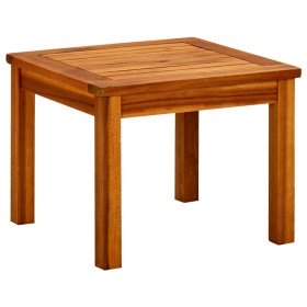 Mesa de centro de jardín madera maciza de acacia 45x45x36 cm en Mesas de jardín | Comprar online en Foru.es