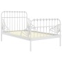 Estructura de cama extensible metal blanca 80x130/200 cm de vidaXL, Camas y somieres - Ref: Foro24-324741, Precio: 141,12 €, ...