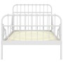 Estructura de cama extensible metal blanca 80x130/200 cm de vidaXL, Camas y somieres - Ref: Foro24-324741, Precio: 141,12 €, ...
