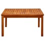Mesa de centro de jardín madera maciza de acacia 85x85x45 cm en Mesas de jardín | Comprar online en Foru.es