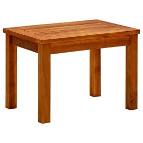 Mesa de centro de jardín madera maciza de acacia 50x35x36 cm en Mesas de jardín | Comprar online en Foru.es